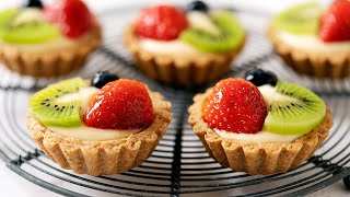 Mini Fruit Tarts Recipe [upl. by Jozef]