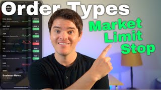 Stock Market Order Types Explained Market Limit Stop Stop Limit Trailing Stop [upl. by Pirzada999]