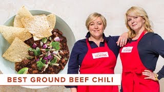 How to Make the Absolute Best Ground Beef Chili [upl. by Alaecim]