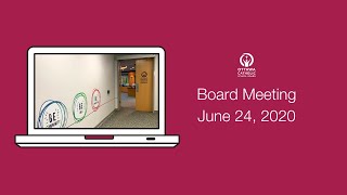 OCSB  Board Meeting  June 23 2020 [upl. by Ahsercul]