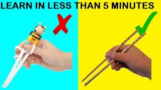 How To Use Chopsticks Immediately  Easily Explained [upl. by Orna]