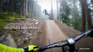 Mountain Biking the lower Whistler Bike Park [upl. by Namijneb369]