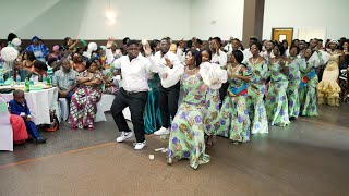 Congolese Wedding Entrance Dance  Serge Pami Onction Epakwa Wyoming MI [upl. by Sheeran126]