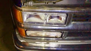 How To Adjust Headlights on a GM Truck [upl. by Notsyrb]