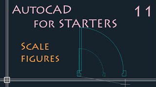 AutoCAD 2D  How to Scale a drawing  PART 1Resize objects [upl. by Teirrah161]