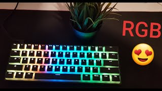 GamaKay MK61  All 13 RGB effectsLight modes [upl. by Anytsirhc]