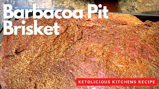 HOW TO COOK MEAT IN THE GROUND Barbacoa Pit Brisket [upl. by Marcelline501]