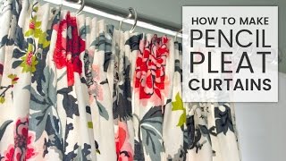 How to Make Pencil Pleat Curtains [upl. by Oliviero]