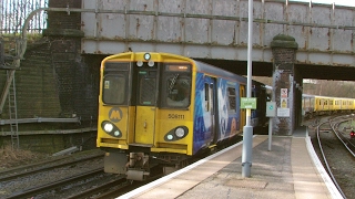 Half an Hour at 216  Birkenhead North Station 1022017  Class 507 508 terminus [upl. by Annaul]