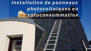 Installation de panneaux photovoltaïques en autoconsommation [upl. by Wayland]