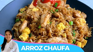 🇵🇪 ARROZ CHAUFA DE POLLO  RECETA PERUANA [upl. by Sibel955]