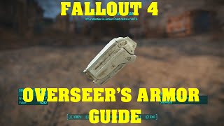 FALLOUT 4 Rare Armor Guide  Overseers Armor [upl. by Tavi196]