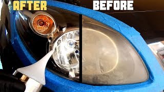 How To Restore Headlights PERMANENTLY  Headlight Atomizing Cup [upl. by Tarton554]