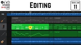 How to edit tracks in GarageBand iOS iPhoneiPad [upl. by Kathryne637]