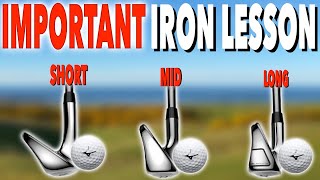 REALLY IMPORTANT IRON LESSONDONT OVERLOOK Simple Golf Tips [upl. by Mello732]