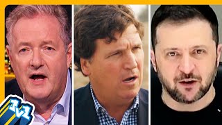 Zelensky We Want NUKES Plus Tucker Carlson Stop Licking Putins Ass [upl. by Karita125]