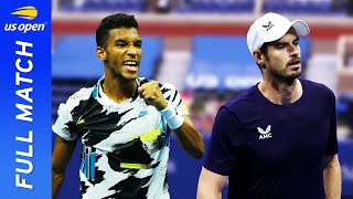 Felix AugerAliassime vs Andy Murray Full Match  US Open 2020 Round 2 [upl. by Kala20]