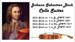 Johann Sebastian Bach  Cello suites in 432 Hz great for reading or studying [upl. by Yrrap]