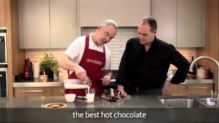 How to make a hot chocolate using an aerolatte milk frother [upl. by Rod230]