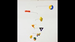 How to Balance a Calder Style Cascading Mobile Sculpture [upl. by Aikaj]