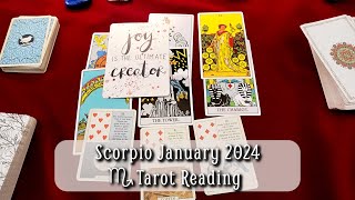 Scorpio ♏️ Tarot Card Reading for January 2024 [upl. by Dulcy141]