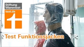 Test Funktionsjacken Viele versagen bei Dauerregen [upl. by Rehotsirk]