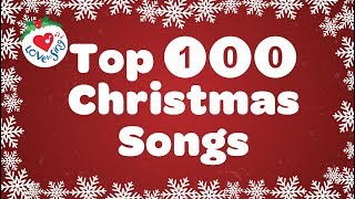 Top 100 Christmas Songs and Carols Playlist with Lyrics 🎅 Best Christmas Songs 🎄 [upl. by Mather]