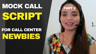 Mock Call Script with Call Flow Guide Hotel Booking Part 2 [upl. by Assirram468]