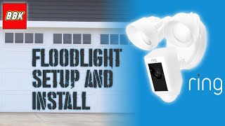 Installing and Setup  Ring Floodlight Camera Wired [upl. by Llewellyn]