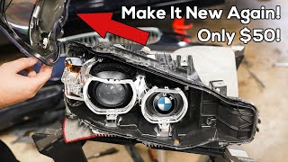 The Ultimate BMW Headlight Lens Replacement Guide [upl. by Adine718]