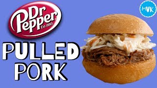 DR PEPPER SLOW COOKER PULLED PORK [upl. by Modestia]