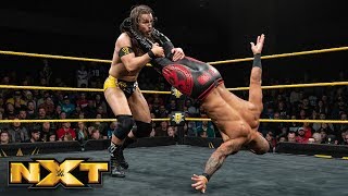 Ricochet vs Adam Cole WWE NXT Feb 13 2019 [upl. by Anitsahs]