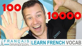 FRENCH NUMBERS 10010000 Les Nombres  Learn French Vocabulary [upl. by Akyeluz843]