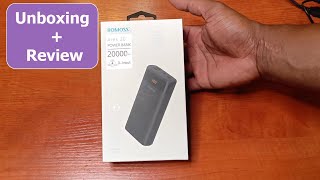 Romoss Ares 20 Powerbank Unboxing  Review [upl. by Huntlee]