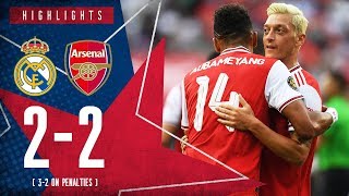 HIGHLIGHTS  Real Madrid 22 Arsenal  32 on penalties  ICC 2019 [upl. by Ahsiel164]