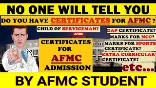 AFMC  PUNE  AFMC admission DOCUMENTS REQUIRED  NEET  AFMC MEDICAL COLLEGE [upl. by Yekcor362]