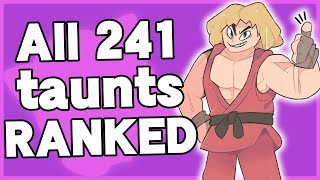 Ranking EVERY taunt in Super Smash Bros Ultimate [upl. by Annuahsal]