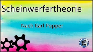 Wissenschaftstheorie  Karl Popper 1  Scheinwerfertheorie [upl. by Eeldivad974]