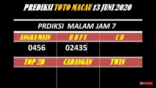 prediksi toto macau malam jam 7 dan 10 [upl. by Enirod]