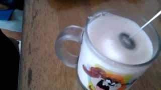 Aerolatte Review Frothing Cold Milk In Under 1 Minute [upl. by Goldsworthy886]