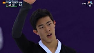 Nathan Chen 2018 Olympics FS Maos Last Dancer NBCSN [upl. by Akena]