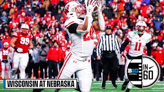 Wisconsin at Nebraska  Nov 19 2022  B1G Football in 60 [upl. by Mok]